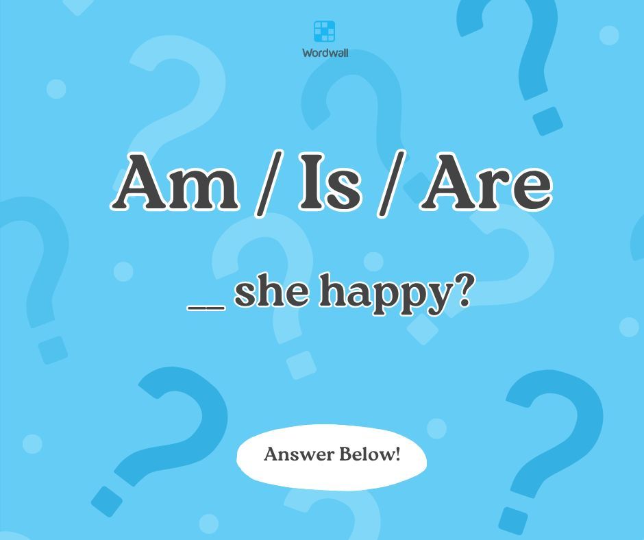 Test your grammar skills by completing the sentence with am/is/are for yes/no questions.   
📚 Play here: wordwall.net/resource/21805…  
#GrammarChallenge #EnglishLearning #Wordwall #InteractiveLearning #EdTech
