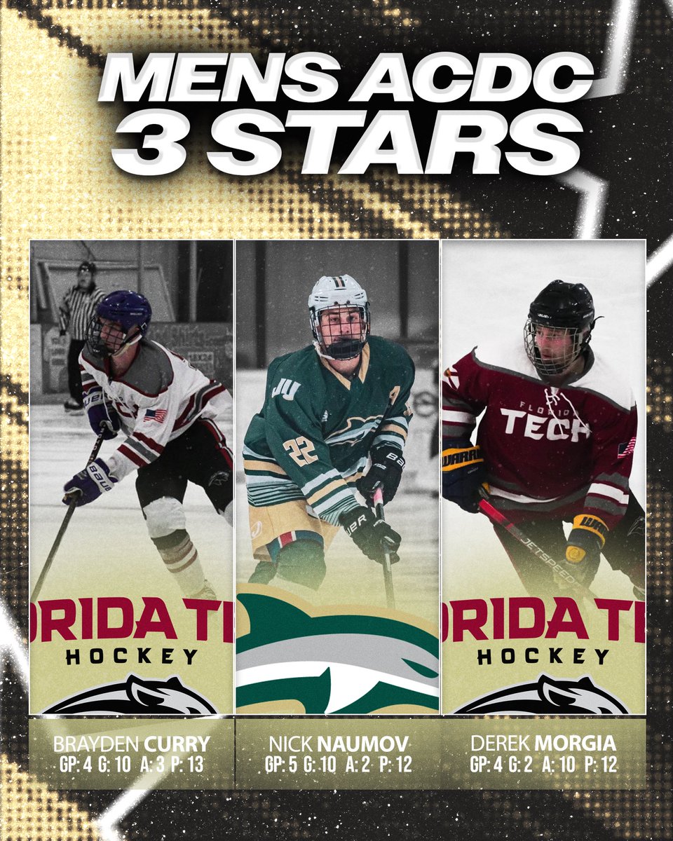 SEPTEMBER STARS ⭐️ 

Read more about our 3 Stars of the Month: collegehockeysouth.com/post/september…