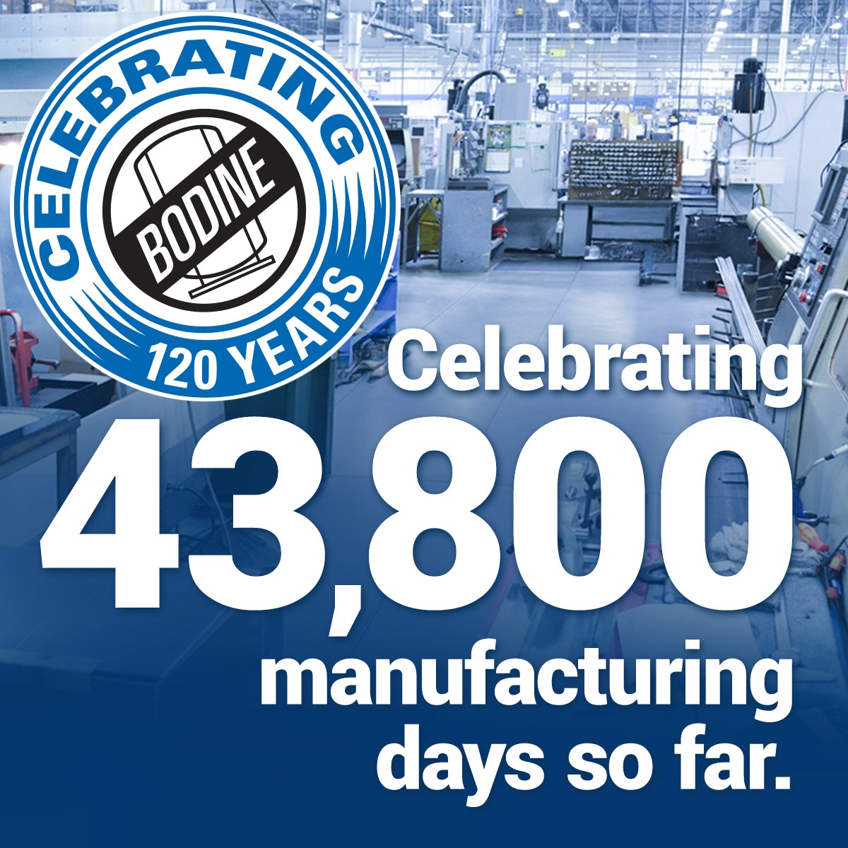 Every day is Manufacturing Day — and has been for 120 years — at Bodine Electric Company.

Bodine drives the world's leading products - bodine-electric.com/history/ 

#bodineelectriccompany #happymanufacturingday2025 #manufacturingappreciation #manufacturingday #gearmotors #motors