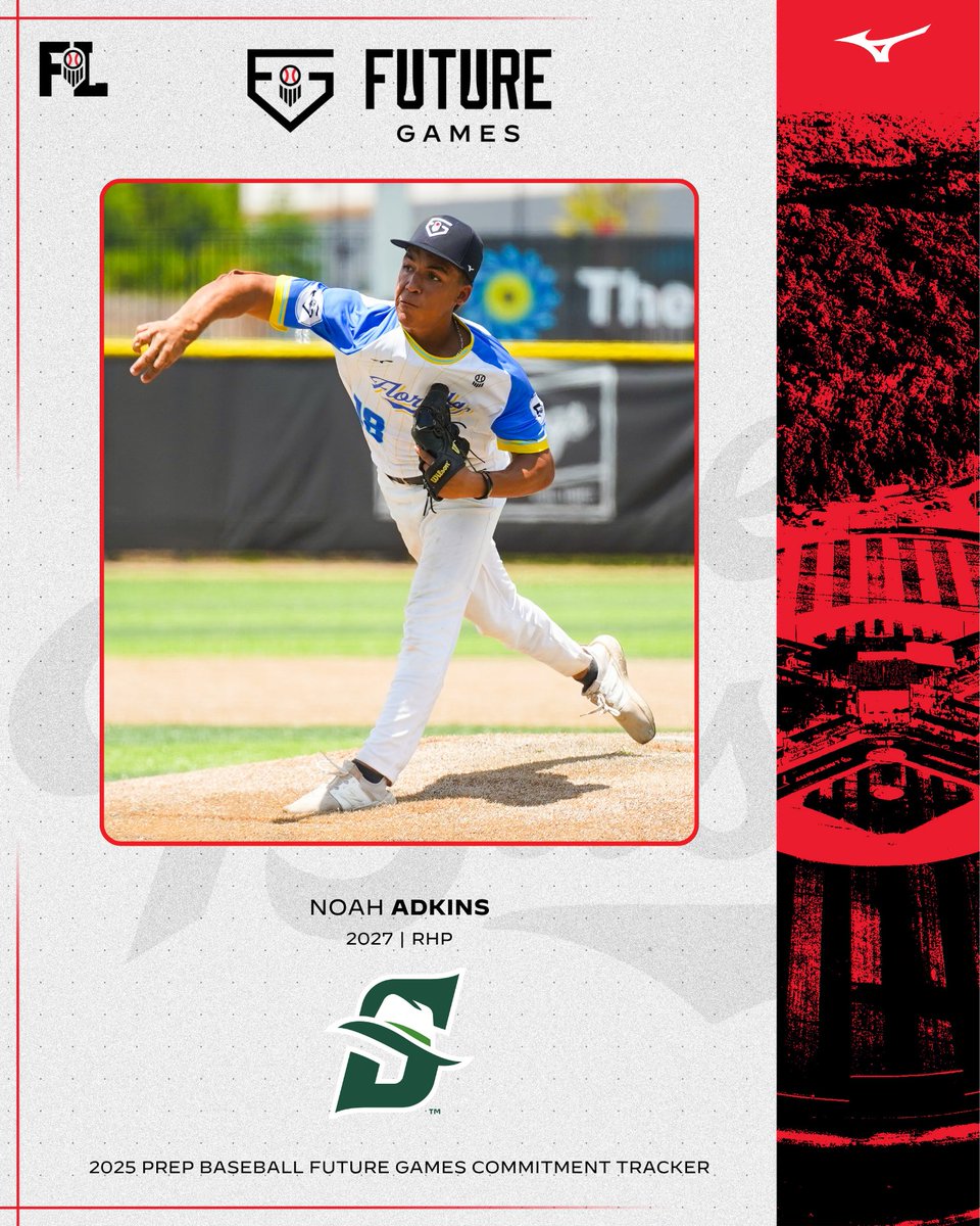 #𝐏𝐁𝐅𝐆𝟐𝟓 𝐂𝐨𝐦𝐦𝐢𝐭𝐦𝐞𝐧𝐭 𝐔𝐩𝐝𝐚𝐭𝐞

'27 RHP Noah Adkins (<a href="/HagHSBaseball/">HHSBaseball</a>) has committed to <a href="/StetsonBaseball/">Stetson Baseball</a>.

Congratulations to Noah and his family. 15th commitment from #TeamFL.

<a href="/noah_adkins09/">Noah Adkins</a> | <a href="/PowerBSB/">Power Baseball</a> 

👤: loom.ly/OTzTHms