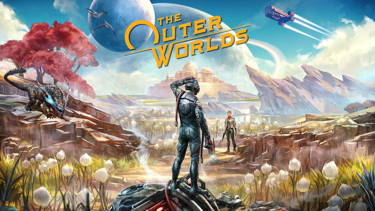 Darandala's tweet photo. Going live in 5 minutes. Journeying to Halcyon in The Outer Worlds: https://t.co/opjdy0nCXJ https://t.co/0jTKoBLLF5