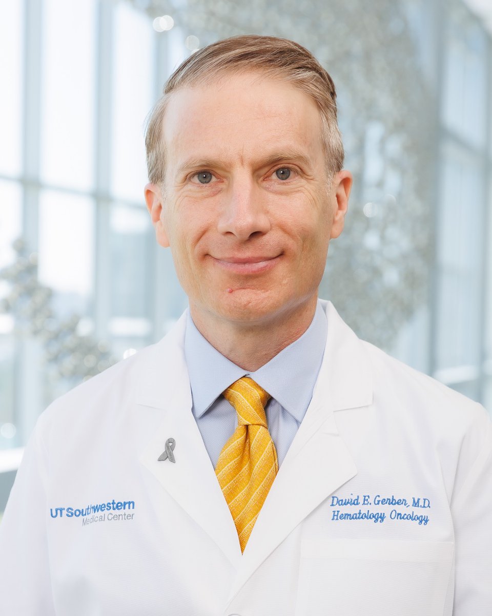 utswcancer's tweet image. You won’t want to miss this! Register today: bit.ly/4mZymS2
David Gerber, M.D., lung cancer medical oncologist and Co-Director of Education and Training, will be presenting at our Oncology Year in Review CME on Nov. 15: “Big Picture: What’s New in Oncology This Year.”