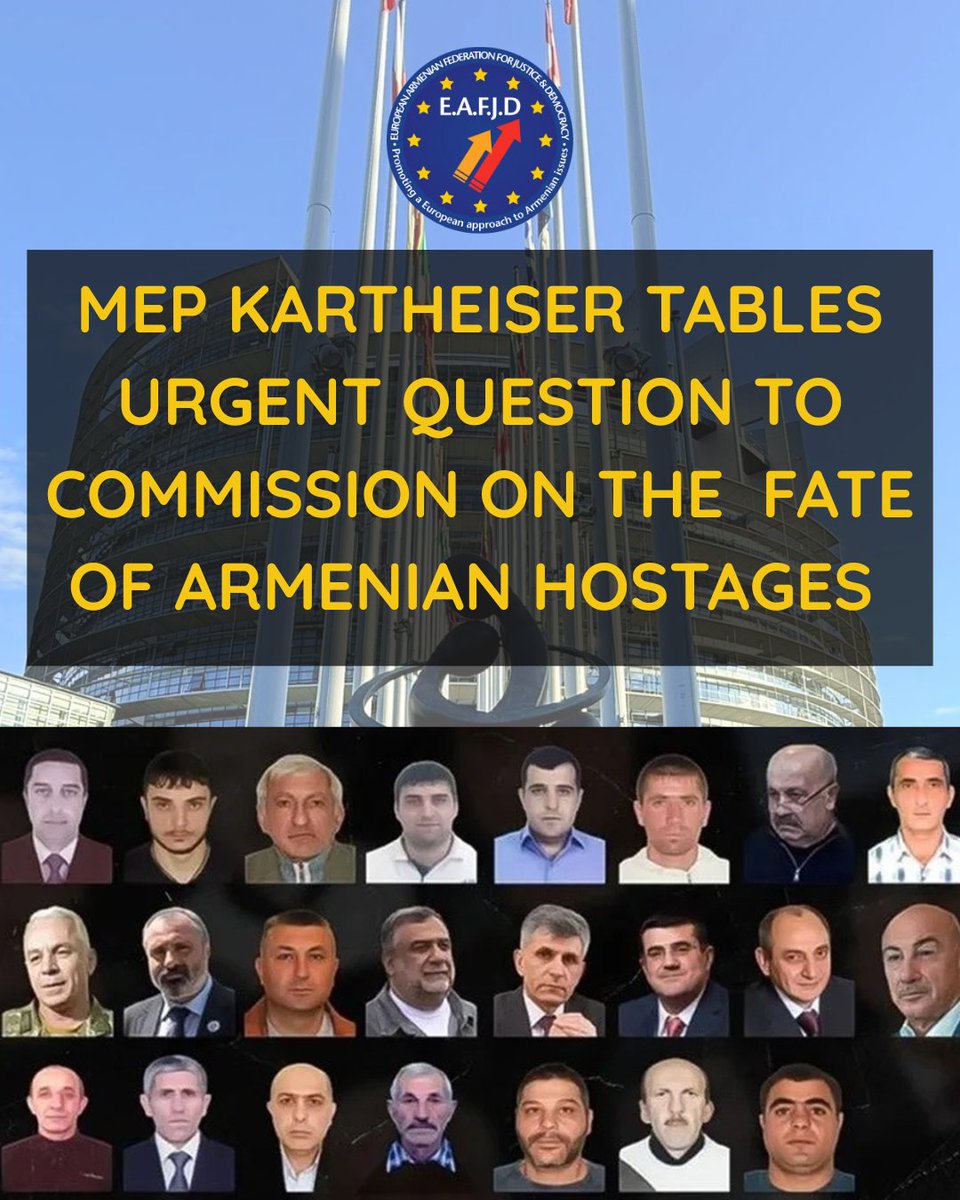 MEP Fernand Kartheiser (Luxembourg) sends urgent written questions to the European Commission, inquiring on the possibility to send EU representatives to follow the trial proceedings of the detained Armenian hostages in Baku.

The full question reads as :
"Azerbaijan has recently