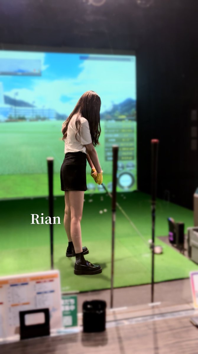 BLENDA_rian's tweet photo. この前仲良し様がゴルフ連れてってくれた⛳️
初ゴルフ楽しかった〜(ᐡ ̳ᴗ ̫ ᴗ ̳ᐡ)♡ https://t.co/I71F3W8wCs