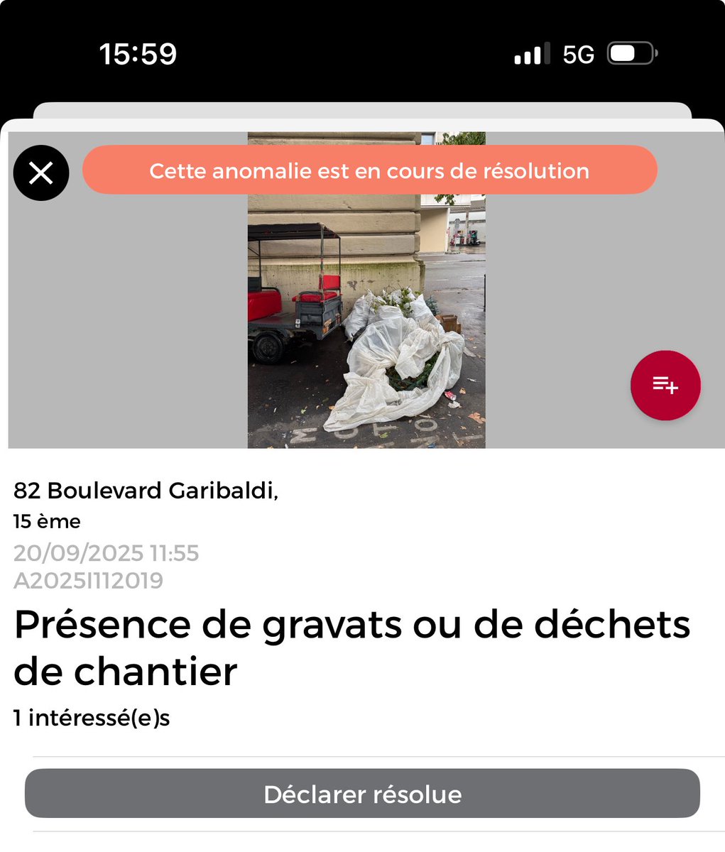 Bonjour <a href="/Parisjecoute/">Paris j'écoute</a>  <a href="/Paris/">Paris</a> « Dans ma rue » est efficace sauf ici :  « L'anomalie que vous avez signalée n'apparait pas comme devant faire l'objet d'une intervention. Ce que vous décrivez correspond à une situation considérée comme normale ». Regardez mieux la photo !!