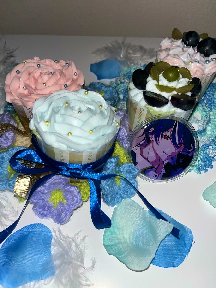 game_purinn's tweet photo. カップケーキも作ってみました！🧁
時間もそんなにかからなかった
簡単すぎです！
 #メイミーケーキ #水乃契CAKE https://t.co/LfztD0Hhnk