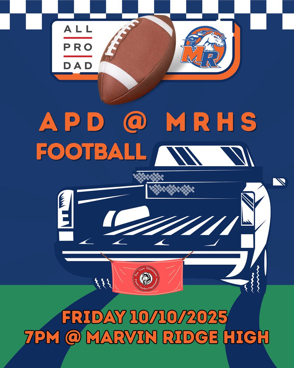 ReaViewPTO's tweet image. RVES Dads and Kids- join us for the MRHS football game! We’ll serve hot dogs and chips and playing tailgate games in advance of the varsity game.  Look for our tailgate, marked with a red tablecloth, behind the middle school beginning at 06:00 PM.  RSVP: 
allprodadchapters.com/chapters/4862