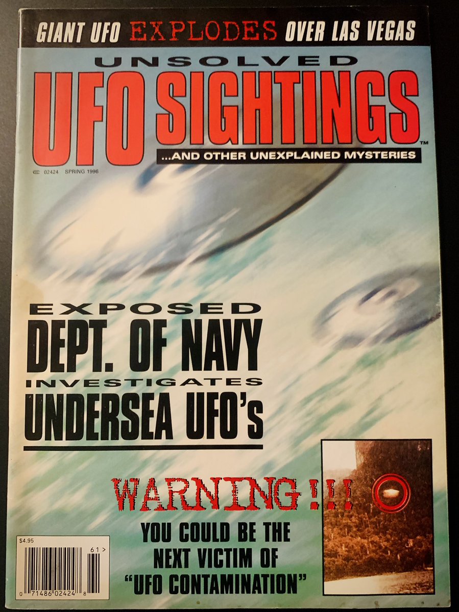 This Unsolved UFO Sightings magazine from 1996 has been added to the library! 👁️🛸 #UFOs #UFOX #UFOLibrary #UFOCulture #UFOHistory #Ufology #StudyUFOs 📚 #UnsolvedUFOSightings