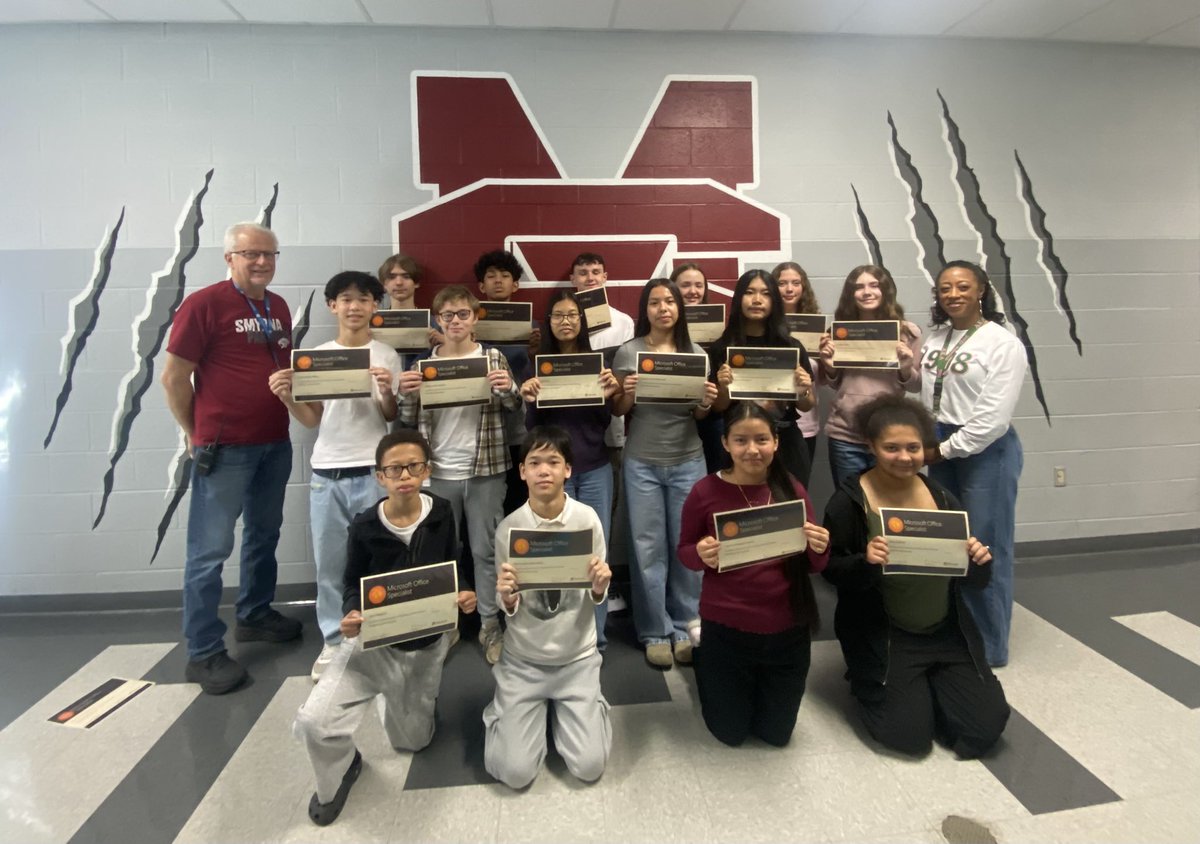 So excited that these Panthers are earning certifications and high school credit!! #PantherPride❤️🩶🐾