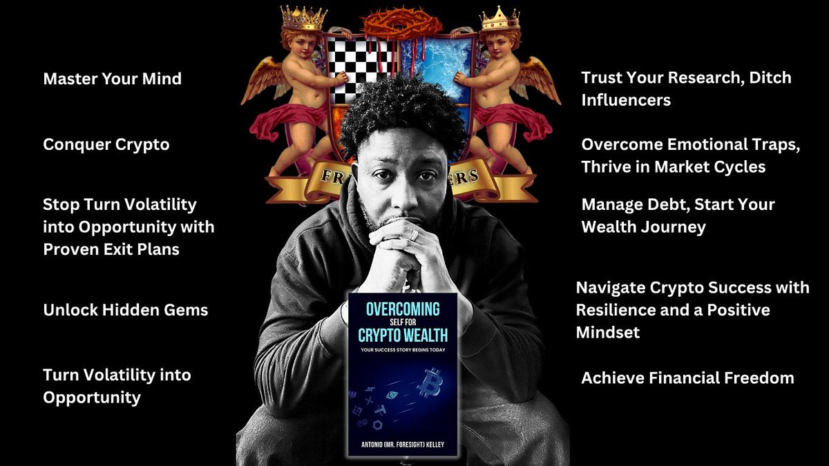 Overcoming Self for Crypto Wealth launches 10/06/25! Available at  https://t.co/hAuVIVwOUj and select bookstores nationwide #CryptoCommunity  #CryptoGems #CryptoTrading #mindset