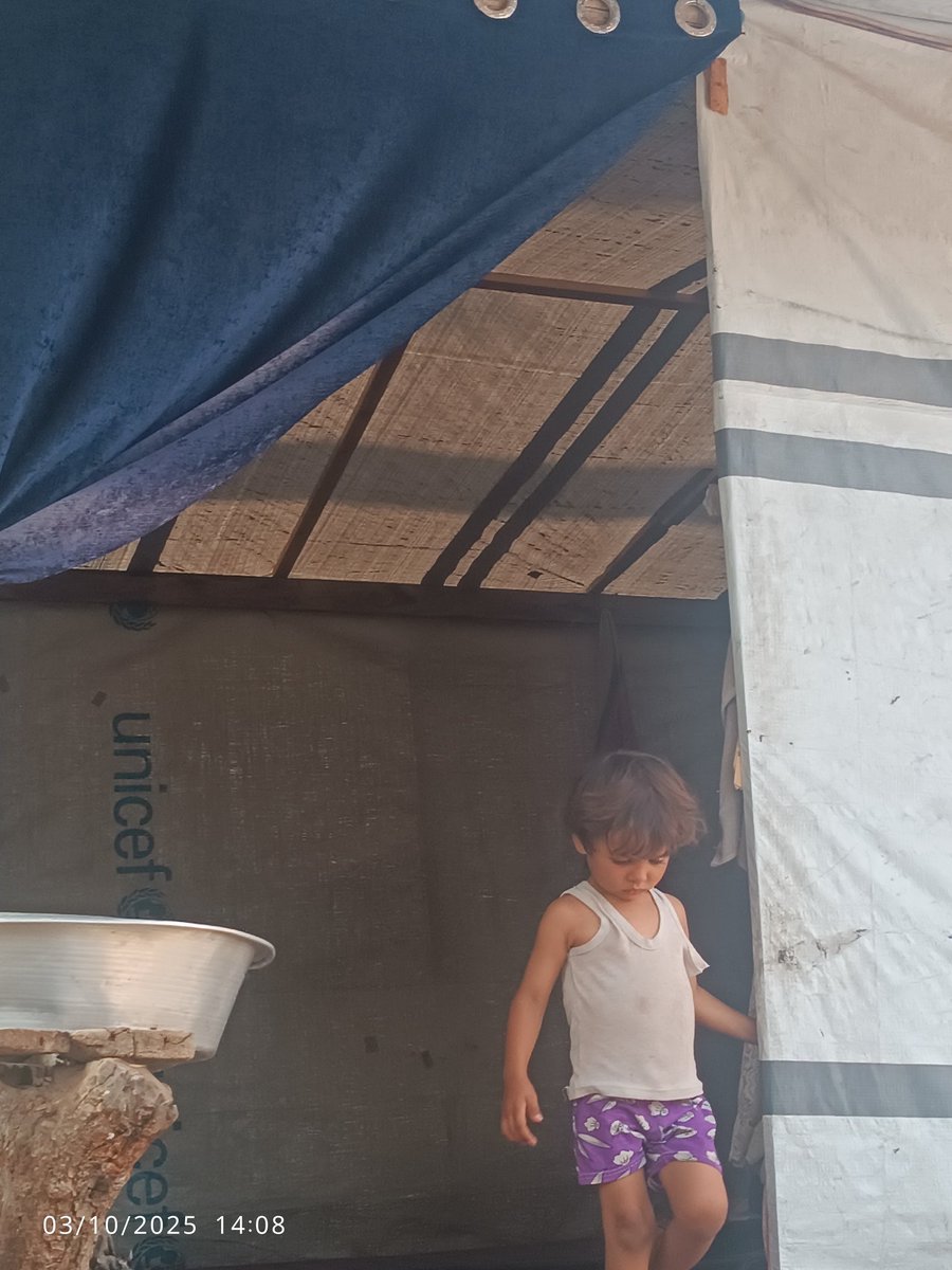 My little brother Adam He still hasn't adapted to tent living. Help us even with $5 or anything else.😔