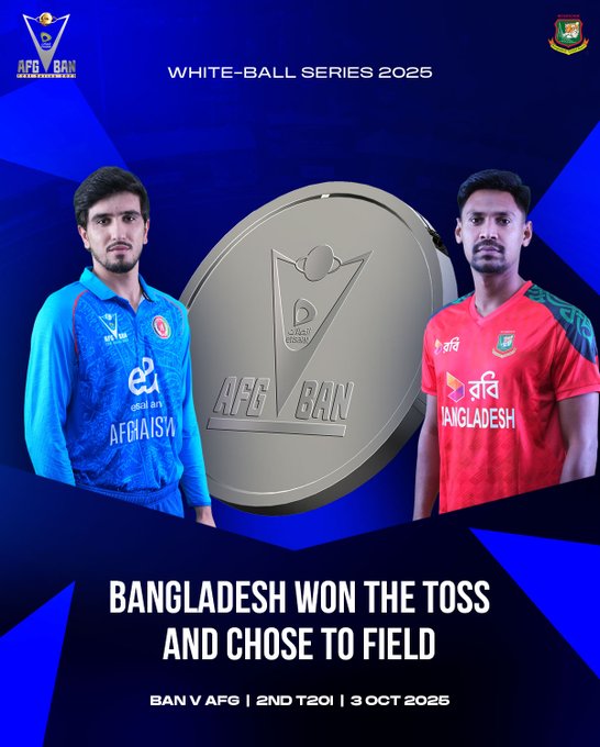 Adfa320's tweet image. Bangladesh won the toss and chose to field  🏏

Get More News: wbxy.ink/B2DQc