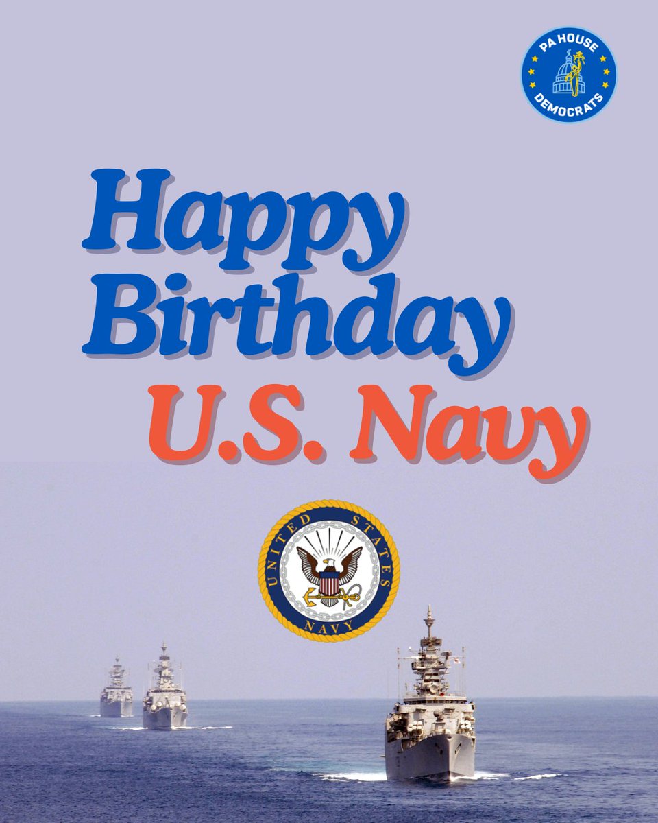Happy birthday to the United States Navy! ⚓⚓⚓

Thank you to all our sailors for your service and sacrifice.