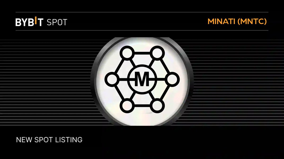 minatifi's tweet image. 🚀 Big News!

Minati’s MNTC Token is officially getting listed on BYBIT one of the world’s leading exchanges.

A new milestone on our journey toward innovation and global adoption. 🌍✨

#MNTC #minatifi  #BYBIT  #CryptoTrading #LISTINGNEWS #innovationandgrowth #RevolutionNow