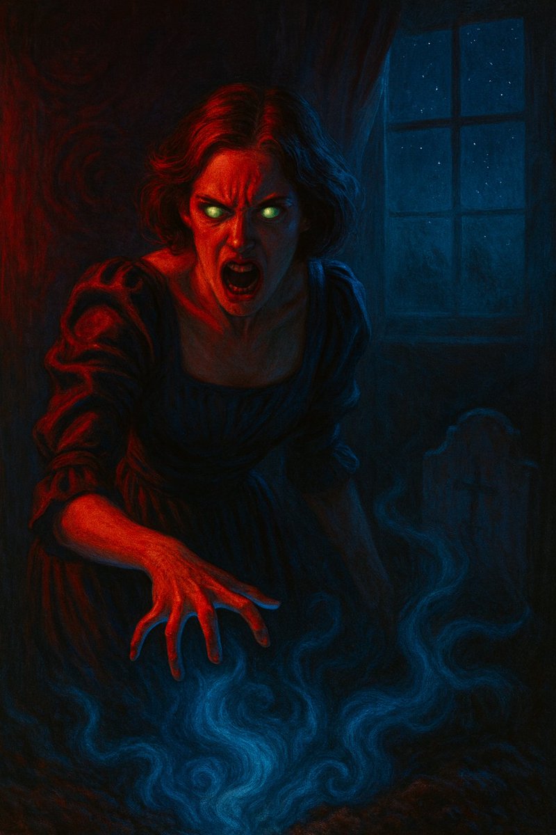 chenb0x's tweet image. Blood Red with rage
Eyes Green with envy
What color&apos;s left to match her energy?
When all is lost, and still nothing found
Let #Blue be her guide to her home underground.

#ColoredPrequel
#31DaysOfScary #Day3