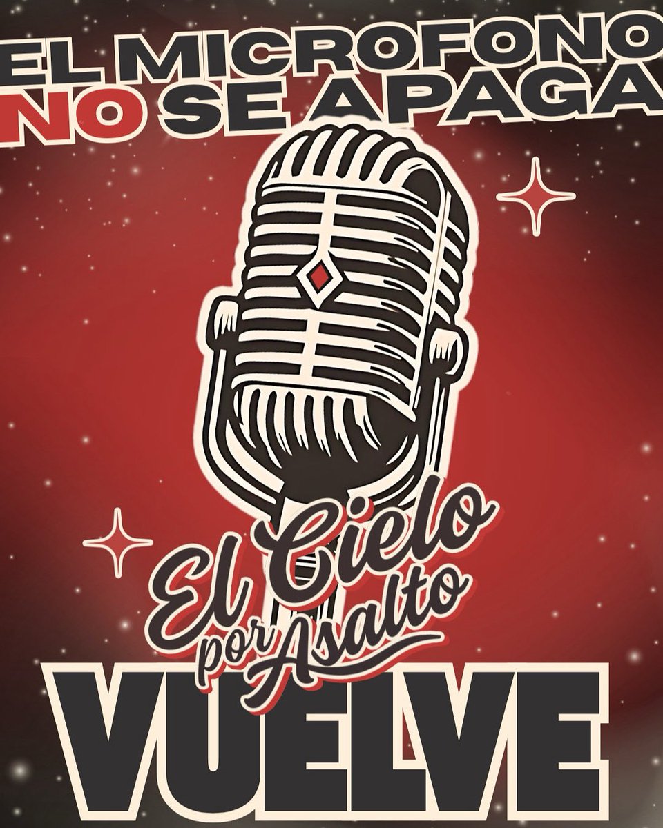 🎙️¡VUELVE EL CIELO POR ASALTO!
Este lunes 6/10 a las 13hs nos reencontramos en vivo para poner el cuerpo y la palabra en el streaming político y sindical que no se calla nada.

👉 Link en la bio para suscribirse al canal y estar ahí desde el inicio.
youtube.com/@cieloporasalto