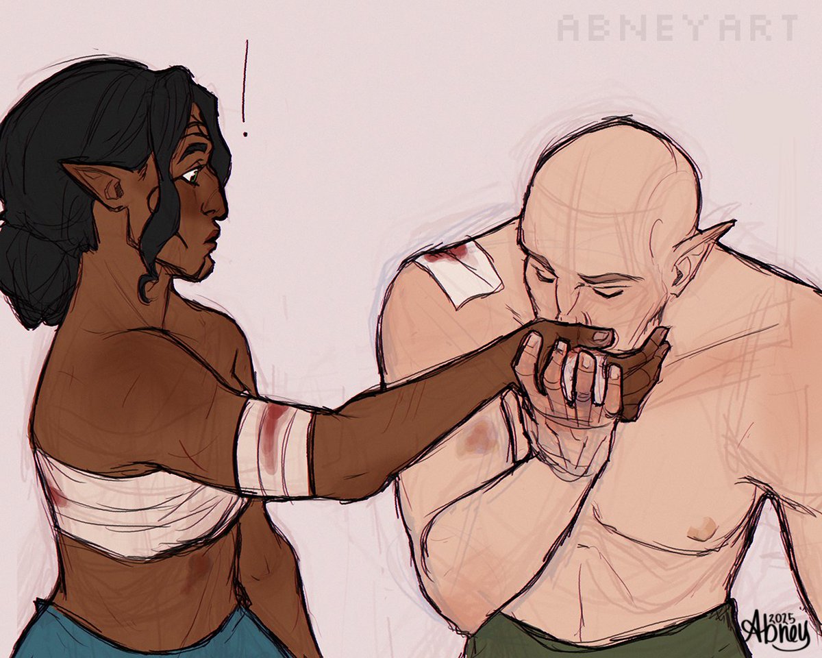 Art trade for SuztheSnooze on bluesky!

#fanart #dragonage #solavellan