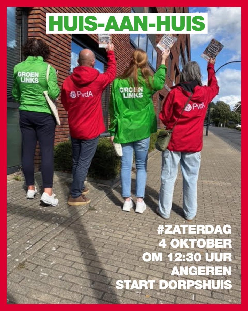 Huis-aan-Huis in Angeren.
Wij zijn benieuwd naar jullie ideeën.
Wil je meedoen, laat het vooral weten.