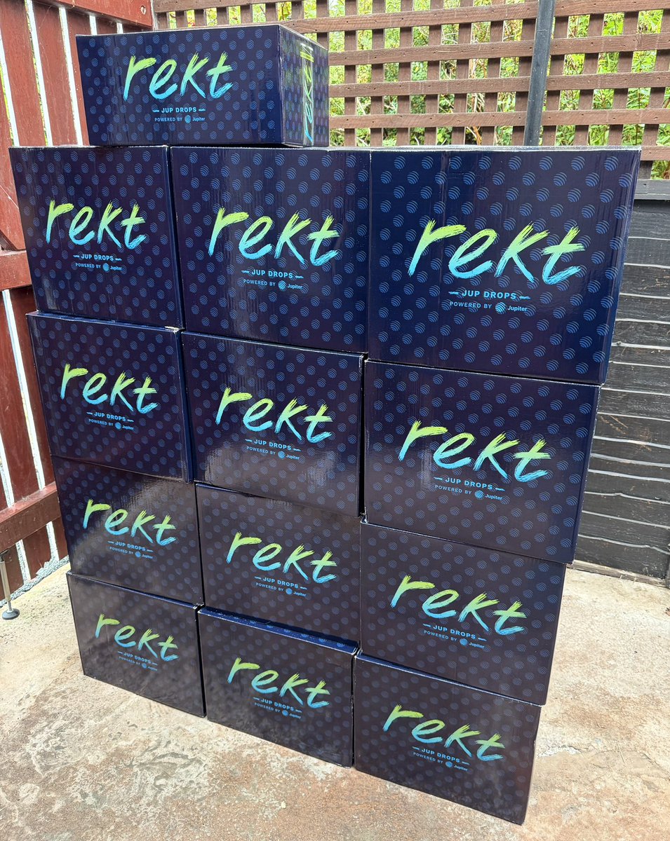 Surprise delivery of $REKT these taste amazing definitely one of my favourites 
Great job rekt team 👏🏼 <a href="/rektdrinks/">Rekt Drinks</a> <a href="/JupiterExchange/">Jupiter (🐱, 🐐)</a>