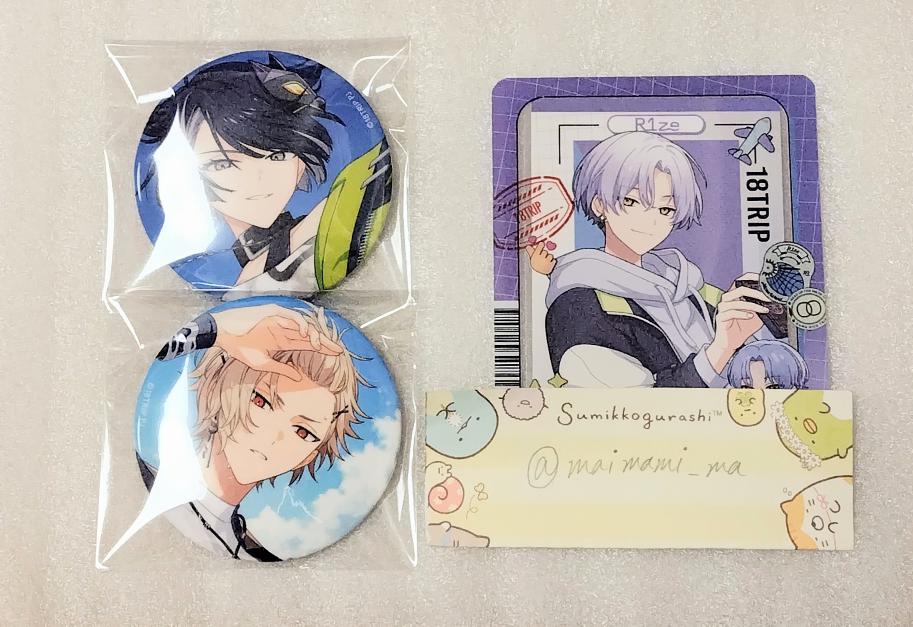18TRIP エイトリ キャラバッジコレクション vol.4輝矢宗氏 缶バッジ 18TRIP エイトリ キャラバッジコレクション vol.4輝矢宗氏 缶