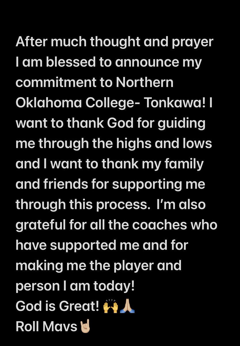 Blessed

<a href="/jonathanmonk26/">Jonathan Monk</a> <a href="/fungo07/">Jim Chamblee</a> <a href="/NOCTONKBSBL/">Northern Oklahoma College - Tonkawa Baseball</a> <a href="/CBobcatBaseball/">Bobcat Baseball</a> <a href="/CoachKwall31/">Adam Kowalski</a> <a href="/TMcC27/">Troy McCartney</a>