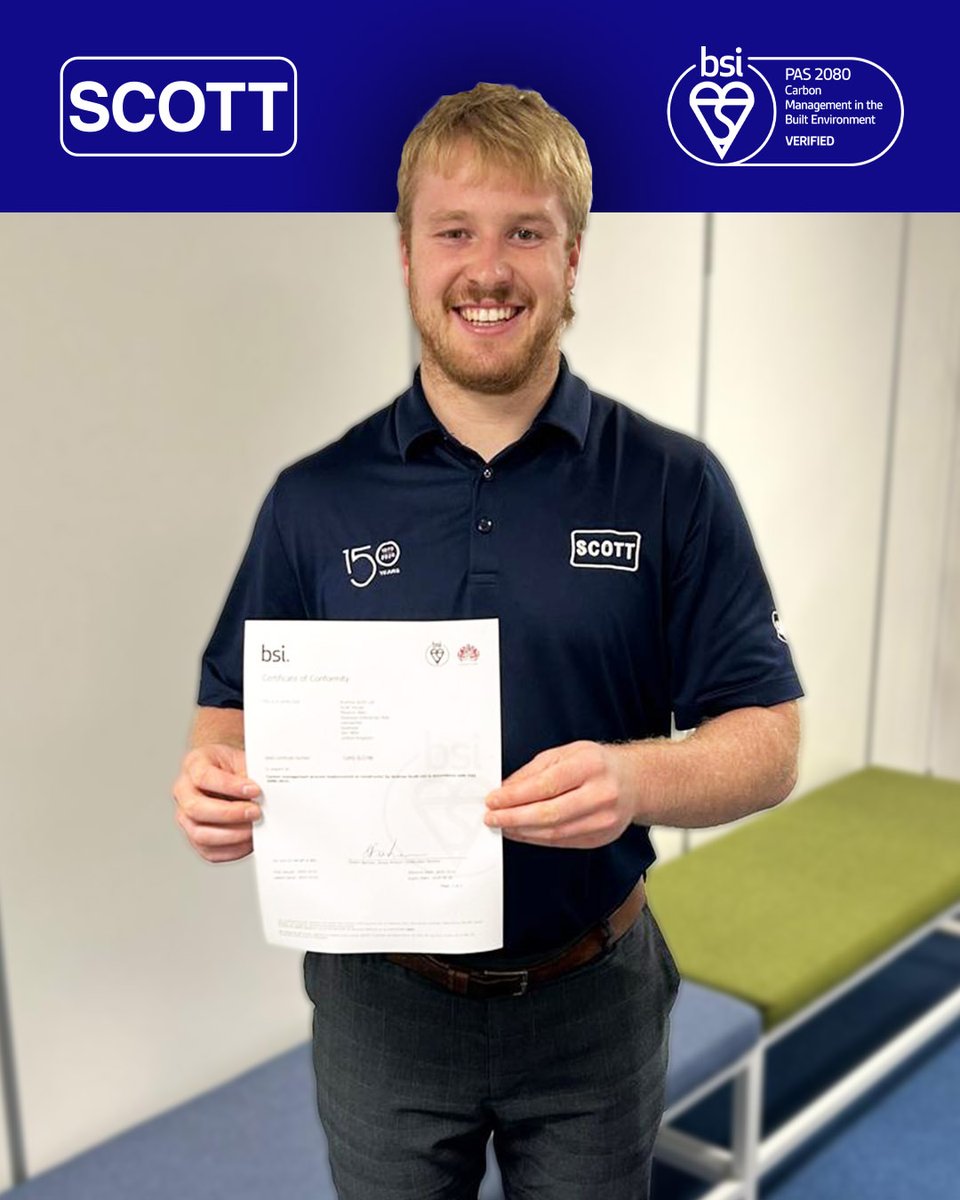 AndrewScottLtd's tweet image. With our drive and passion to becoming a more sustainable business, we have recently been accredited with PAS 2080:2023. 

Well done team, this is an outstanding achievement and will help in our journey to achieving Net Zero Carbon! 👏 

#Sustainability #NetZero