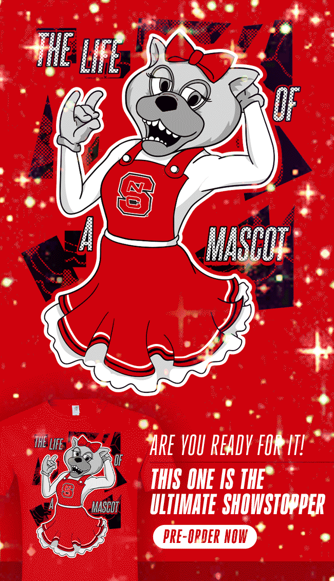 Swift plug for the latest artwork drop from the creatives at <a href="/NCState/">NC State University</a>'s Wolfpack Outfitters. Trying to take advantage of hot markets is a key to today's retail and licensing game...
Pre-order...shop.ncsu.edu/The-Life-of-A-…