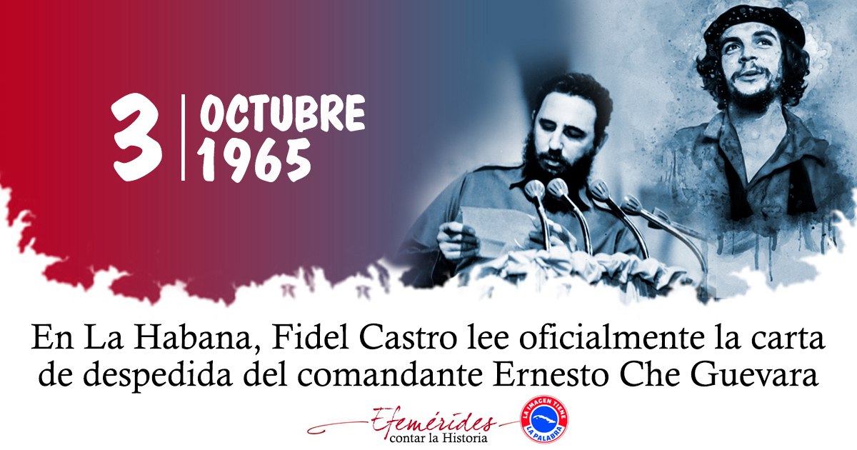 Región Militar Villa Clara (@rmvillaclara1) on Twitter photo Un compromiso eterno en una carta histórica. Hoy a él también le decimos: Hasta la victoria siempre
#CubaViveEnSuHistoria
<a href="/RMVillaClara1/">Región Militar Villa Clara</a> <a href="/MinfarC/">Minfar_Cuba</a> <a href="/CentralEjercito/">Ejército Central Cuba</a> Un compromiso eterno en una carta histórica. Hoy a él también le decimos: Hasta la victoria siempre
#CubaViveEnSuHistoria
<a href="/RMVillaClara1/">Región Militar Villa Clara</a> <a href="/MinfarC/">Minfar_Cuba</a> <a href="/CentralEjercito/">Ejército Central Cuba</a>