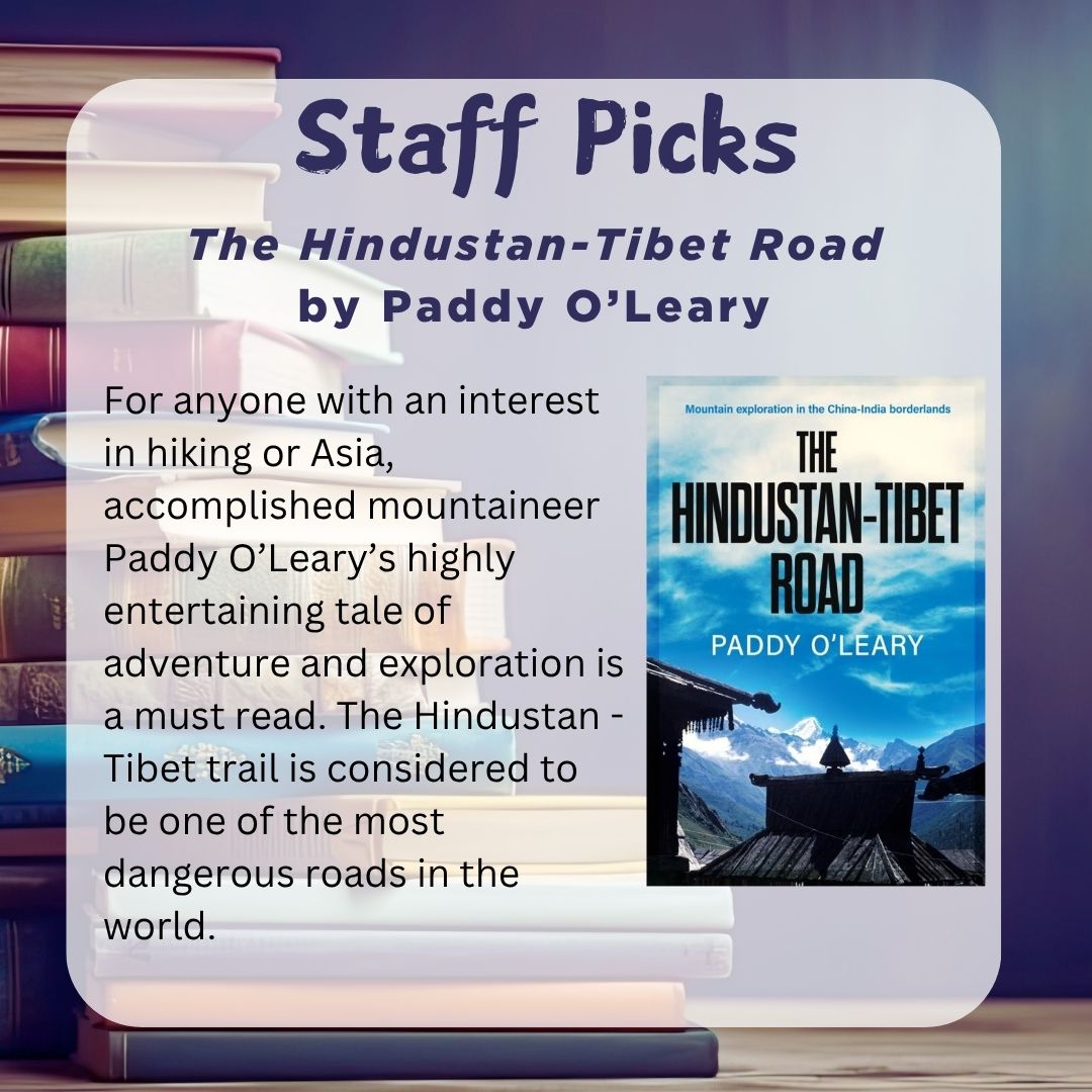galwaycitylib's tweet image. STAFF PICKS! Oisín recommends 'The Hindustan-Tibet Road' by Paddy O'Leary.
#StaffPicks #RecommendedReads #ReadingForFun #AtYourLibrary
@LibrariesGalway @GalwayCoCo @GalwayCityCo