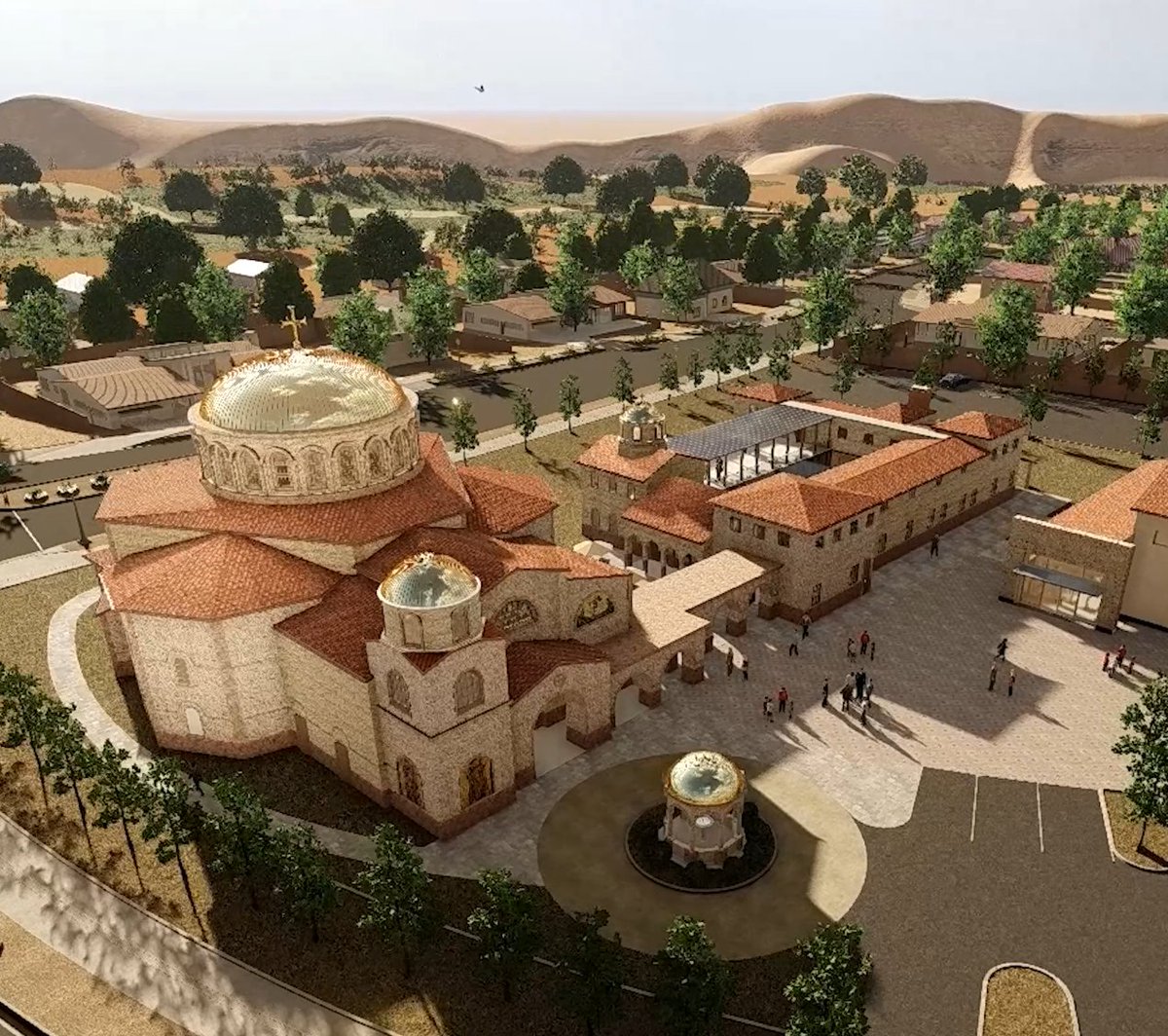 DPapolis's tweet image. Saint George our Martyr Saint making his presence known in Saint George Utah.    10 more months until we have our first liturgy, God Willing.