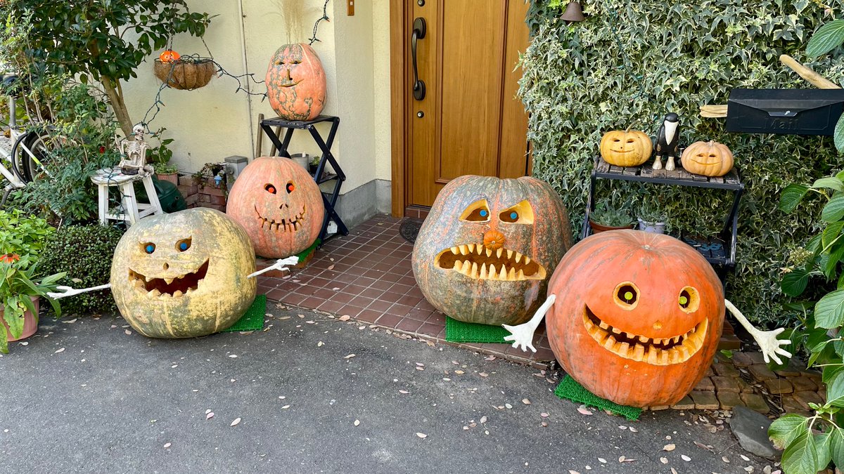 ハロウィンのジャック・オー・ランタン🎃で『からくりサーカス』の