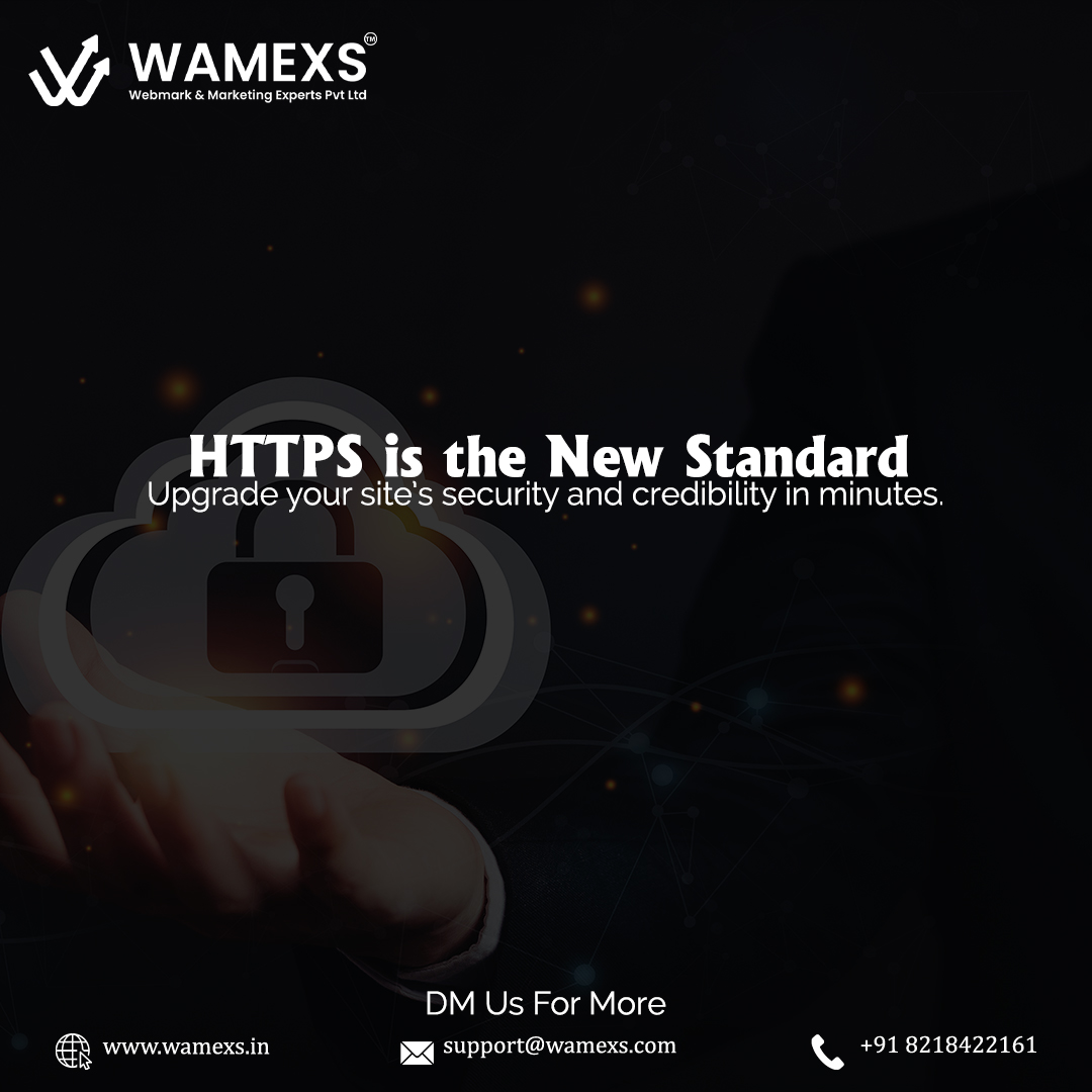 Wamexssolution's tweet image. 🔒 HTTPS is No Longer an Option – It’s the Standard! 

✅ Builds trust with your visitors
✅ Secures data with encryption
✅ Boosts your Google ranking
✅ Prevents &quot;Not Secure&quot; warnings on browsers
✅ Enhances user confidence and conversion rates