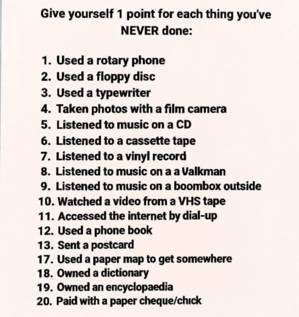 Happy Friday!  Let’s play a game. 
I scored a big fat zero. 
How about you?