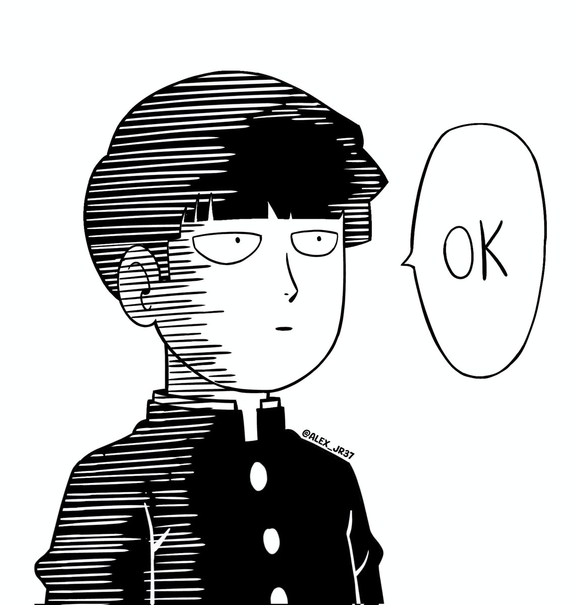 Alex_jr37's tweet photo. Is mob Saitama's son? 🤔
#OnePunchMan #mobpycho100 https://t.co/Y7XAPnkGwo