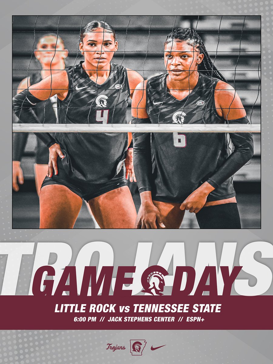 𝑩𝒂𝒄𝒌 𝒂𝒕 𝑻𝒉𝒆 𝑱𝒂𝒄𝒌!

🆚 Tennessee State
🎉 Hispanic Heritage Night
🕕 6:00 pm
📺 ESPN+
📊 LRTrojans.com

#PointTrojans // #OVCit