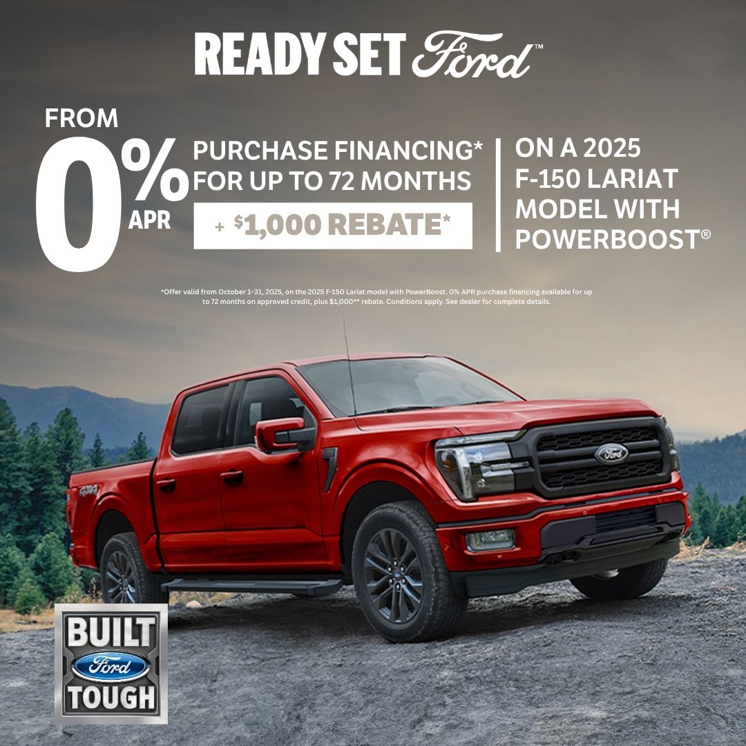 BrockFordNFalls's tweet photo. Don’t miss out on our October current offers, with great rates on select lineup of vehicles, from trucks to SUVs, it’s a great time to drive a Ford. Call 905-357-5410 for NEW Car Sales. #fordcanada #brockfordsales #niagarafalls 
.
Shop Now 📷
https://t.co/tkkOobkpde https://t.co/6vIulE3qHh