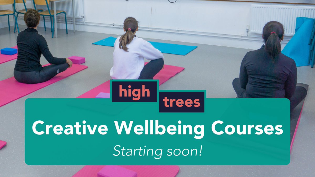 HighTreesCDT's tweet image. Free creative wellbeing courses starting soon! 🌱

🧘 Yoga for Mindfulness – Tuesdays 3.15pm - 5.15pm
🎨 Art for Wellbeing -  Mondays 1.30pm - 3.30pm

No experience needed – all levels welcome.

To sign up, get in touch with our team
📩courses@high-trees.org or  📞 0208 671 3132