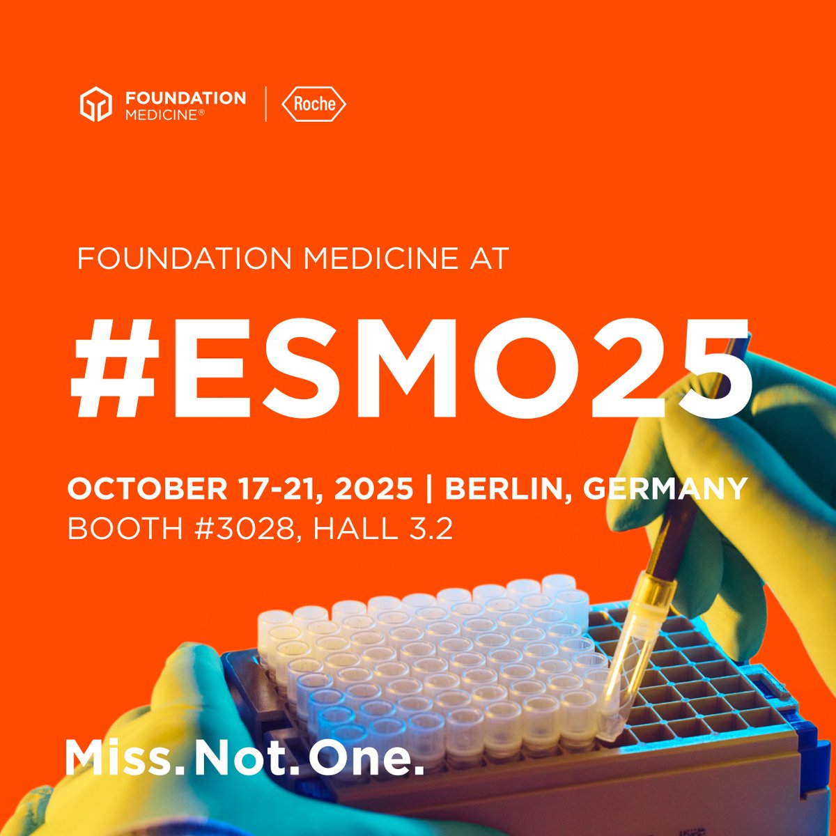 FoundationATCG's tweet image. Foundation Medicine will be at #ESMO25! Visit us at booth 3028, located in Hall 3.2 to meet with our team. Learn more about our activities at this year’s meeting and schedule a time with us: foundationmedicine.com/event/esmo-202…