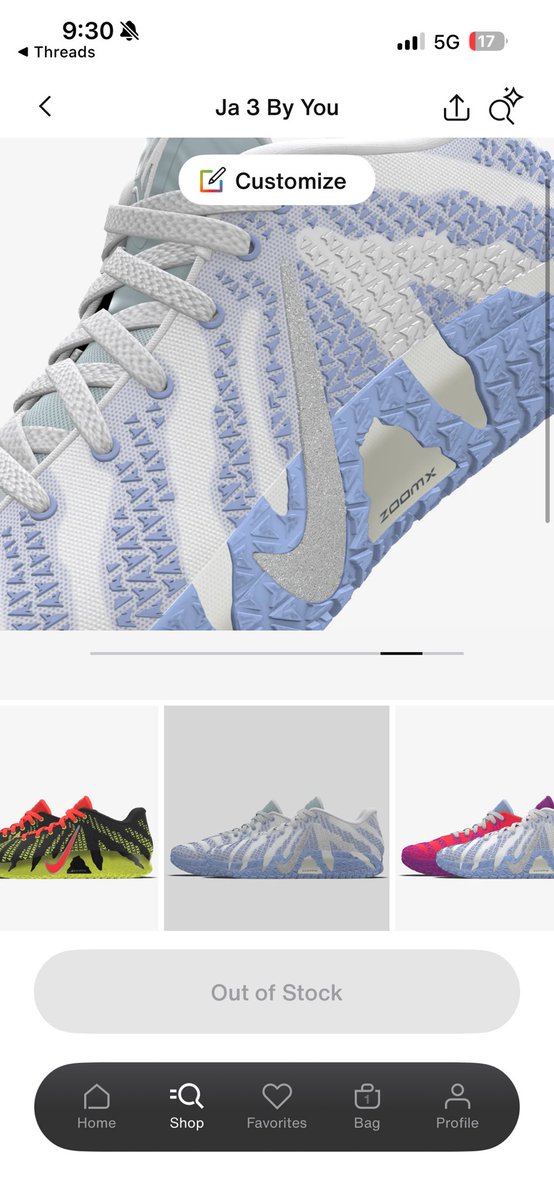 demarruss's tweet photo. @JaMorant i’ve never seen a nike by you sell out go ahead then https://t.co/jrf77Rd6a7