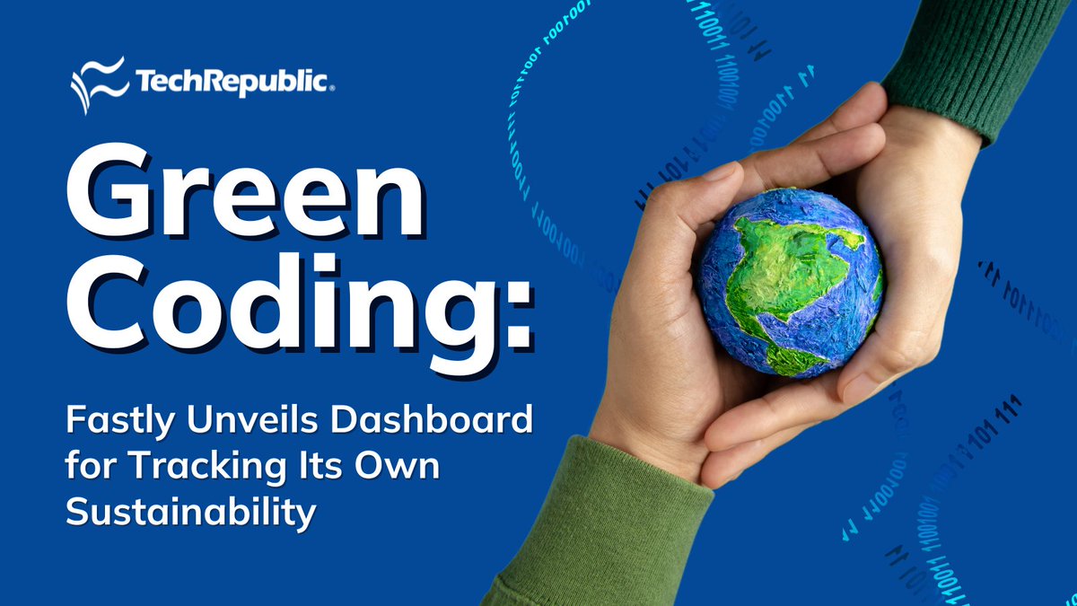 TechRepublic's tweet image. 🌱💻 77% of devs already practice #GreenCoding. Now, Fastly is helping them track it.
Their new dashboard shows the carbon footprint of code, bringing accountability to AI’s energy impact.
Read more 💡techrepublic.com/article/news-f…
#Sustainability #AI #CloudComputing