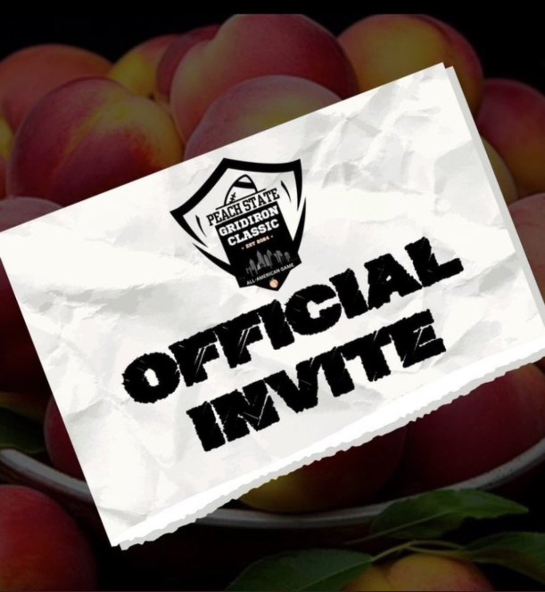 d1_JeremyJ's tweet photo. Blessed to be picked to participate in the 
2025 Peach State Gridiron All American Game Classic held in Georgia state #agtg 🙏 https://t.co/f77Y1VSFiq