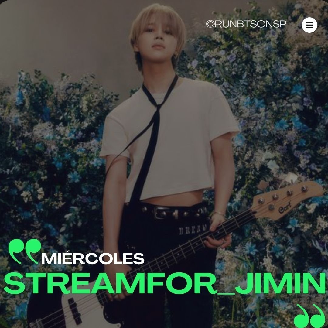 RunBTSonSP's tweet image. 🟢 Miércoles: Focus JIMIN

ARMY! Únete con tus capturas de stream desde Spotify. 

🎧:open.spotify.com/playlist/72txl…

— Utiliza:
 #ARMYonSpotify
#StreamForBTS
#StreamFor_JIMIN