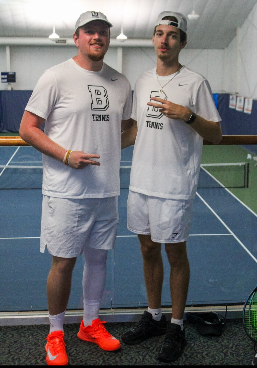 boystenniscoach's tweet image. Coree and Eli came up short in their doubles match but gave a great effort! 

Next up: Eli in singles at 1:00

🎾