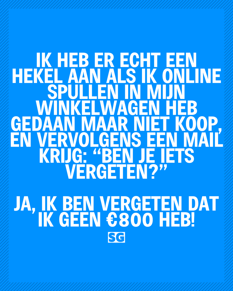 Slechte_grappen's tweet image. Wie herkent dit ook? 👀

#Relatable #OnlineShopping #BrokeHumor #WebshopLife #HumorNL #MemesDaily #ViralContent #LaughOutLoud