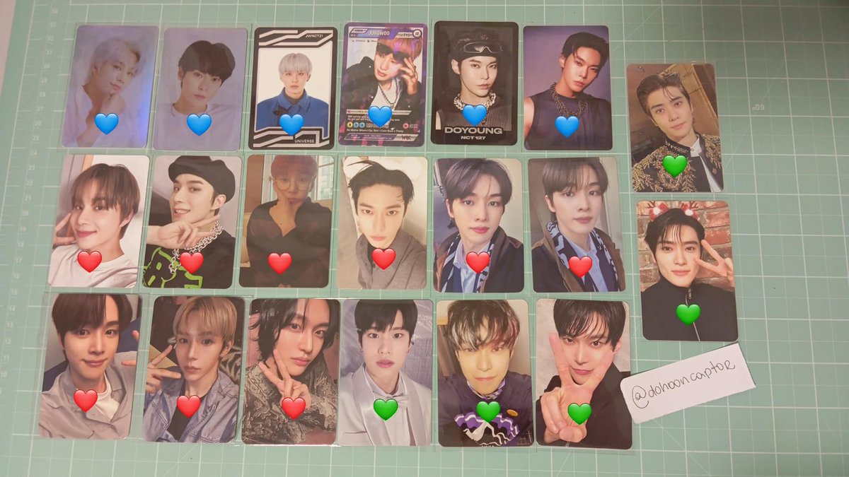 dohooncaptor's tweet photo. VENDO/VENDA PHOTOCARDS NCT 127 E RIIZE

💙 5,00
❤️ 25,00
💚 30,00

•valor do pc + frete
•mando fotos e vídeo na dm https://t.co/NsScvGVNSn