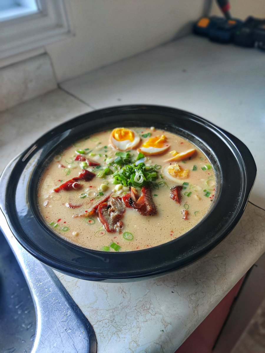 Started making my own take on ramen ❤️