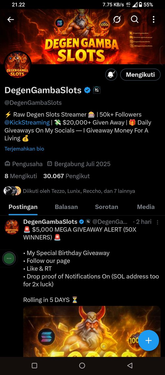 forbyei's tweet photo. @DegenGambaSlots Hiyw8aDP8k5xAavGMaZv3Wub2hyxWePkha67n4jy2aFA https://t.co/MRRN1Oya32
