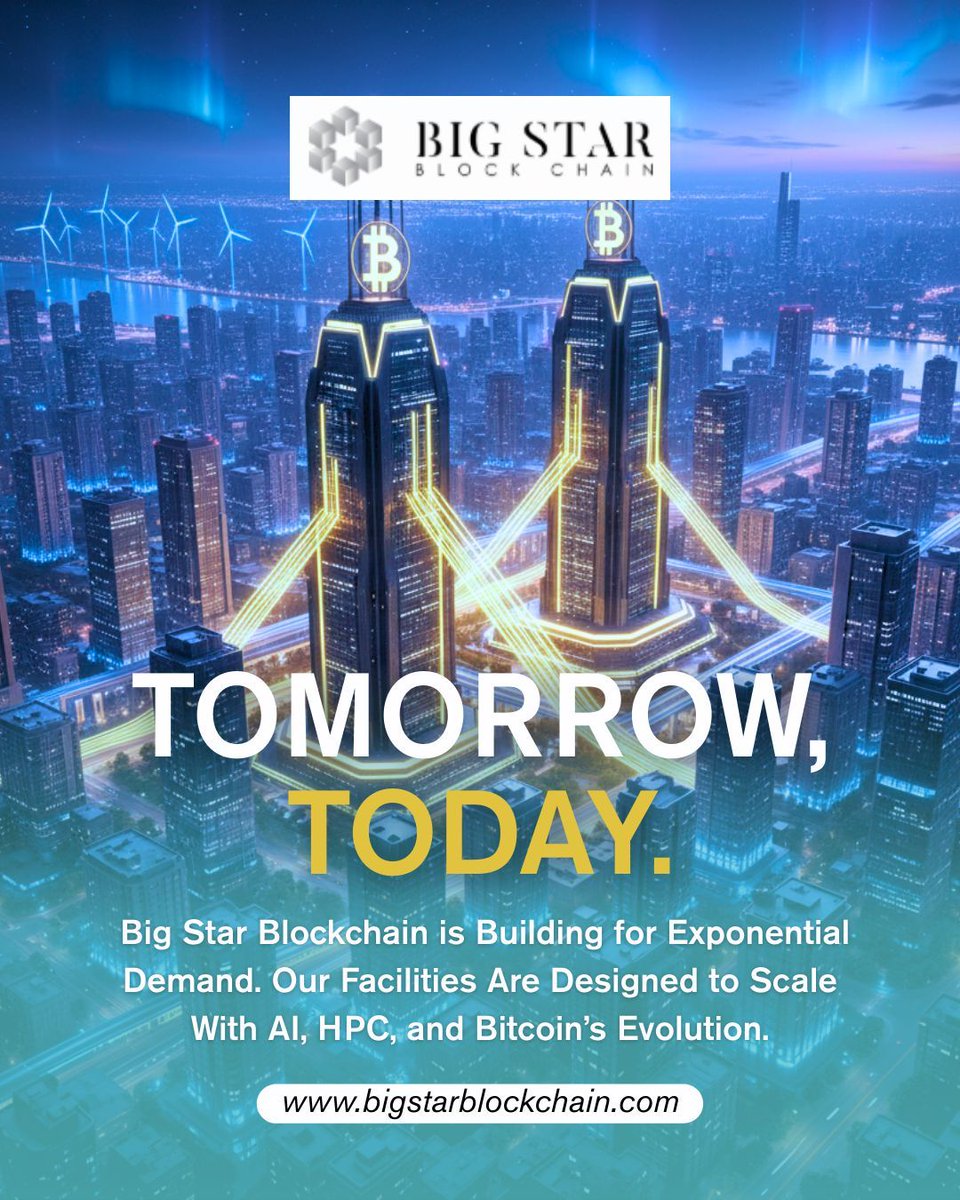 Big Star Blockchain is building for exponential demand. 💻📊⚡Investors: Enter early into foundational infrastructure of the AI + crypto era.

 🚀Join Our Exclusive Webinar to See How Investors Can Get in Early:: bigstarblockchain.com | X: <a href="/BigStarMining/">BigStar Blockchain</a> | IG: bigstarblockchain