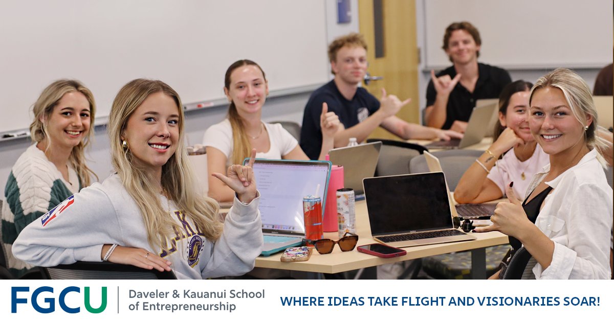 FGCU Daveler & Kauanui School of Entrepreneurship tweet media