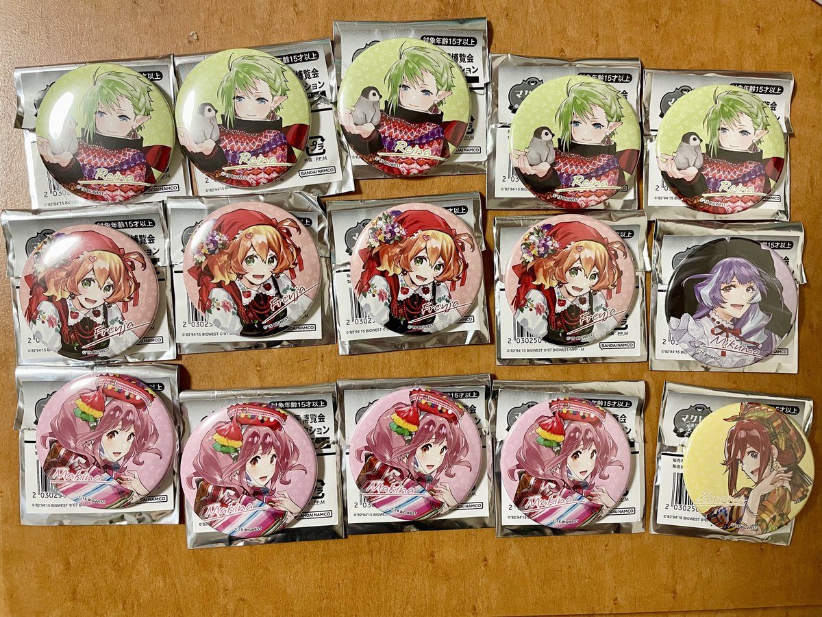 マクロス万国博覧会ミレーヌ　ABC賞セット　アクリルスタンド　バサラ缶バッジ付き マクロス万国博覧会ミレーヌ ABC賞セット アクリルスタンド